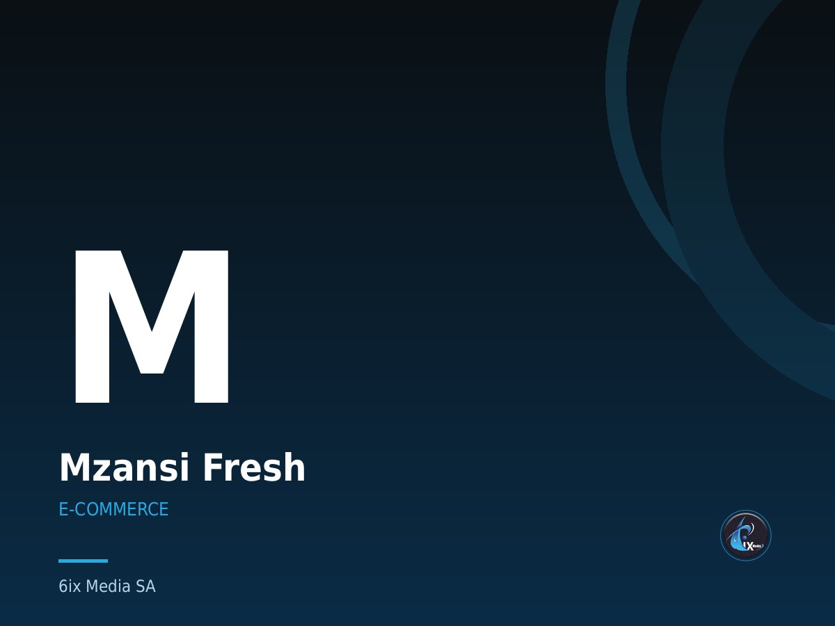Mzansi Fresh — Produce delivery store with weekly boxes