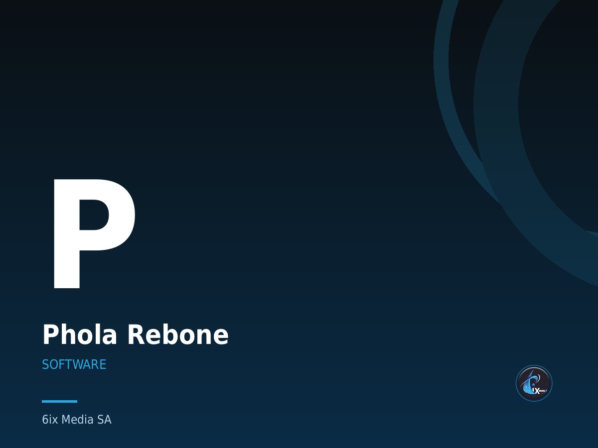Phola Rebone — Payroll and leave tracking for a Tshwane Municipality vehicle repair warehouse